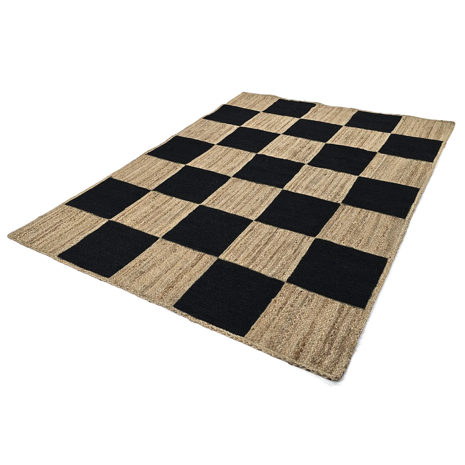 Jute rug - Khulna (natural/black)