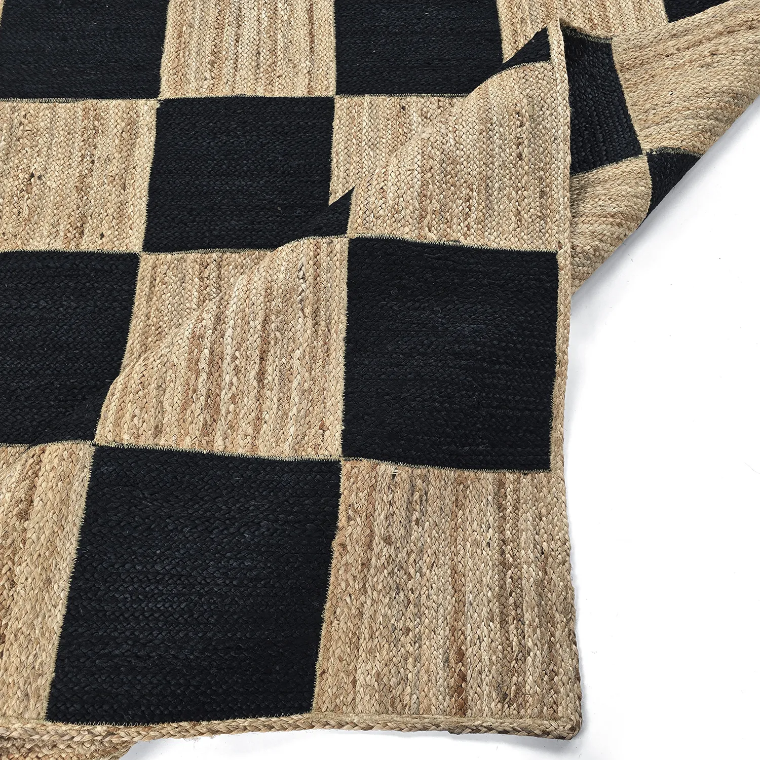 Jute rug - Khulna (natural/black)