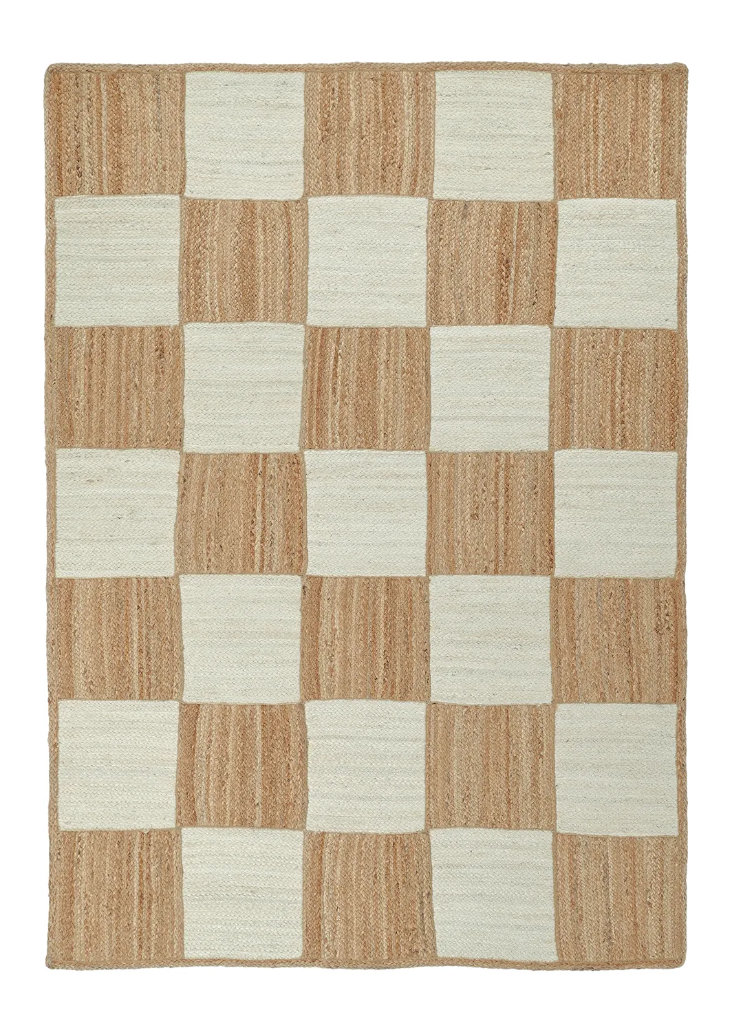 Jute rug - Khulna (natural/white)