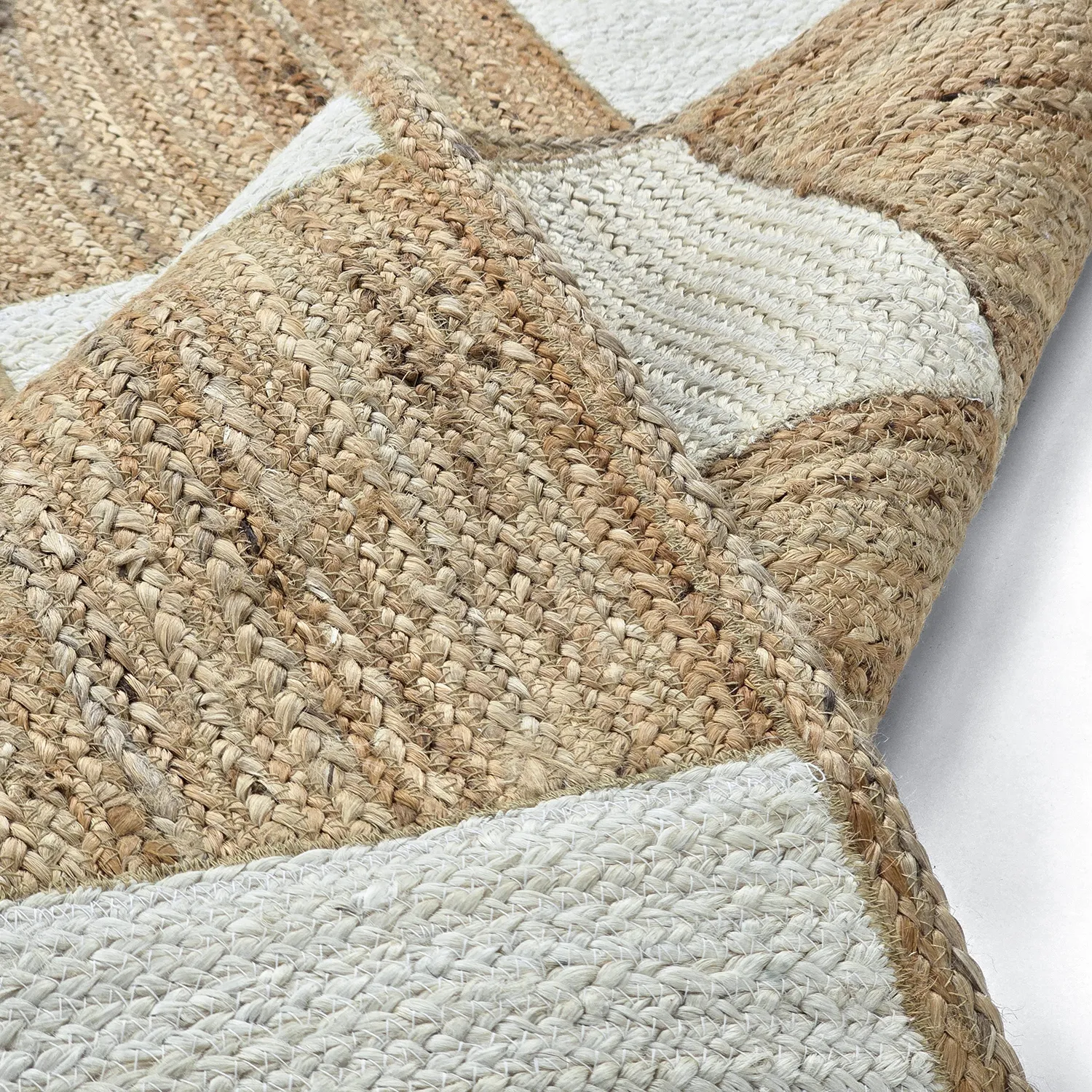 Jute rug - Khulna (natural/white)
