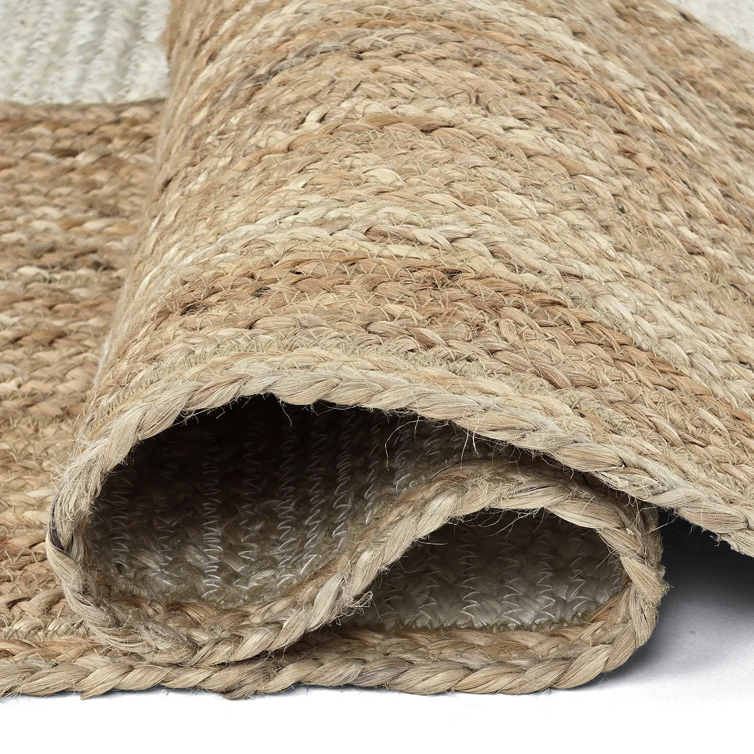 Jute rug - Khulna (natural/white)