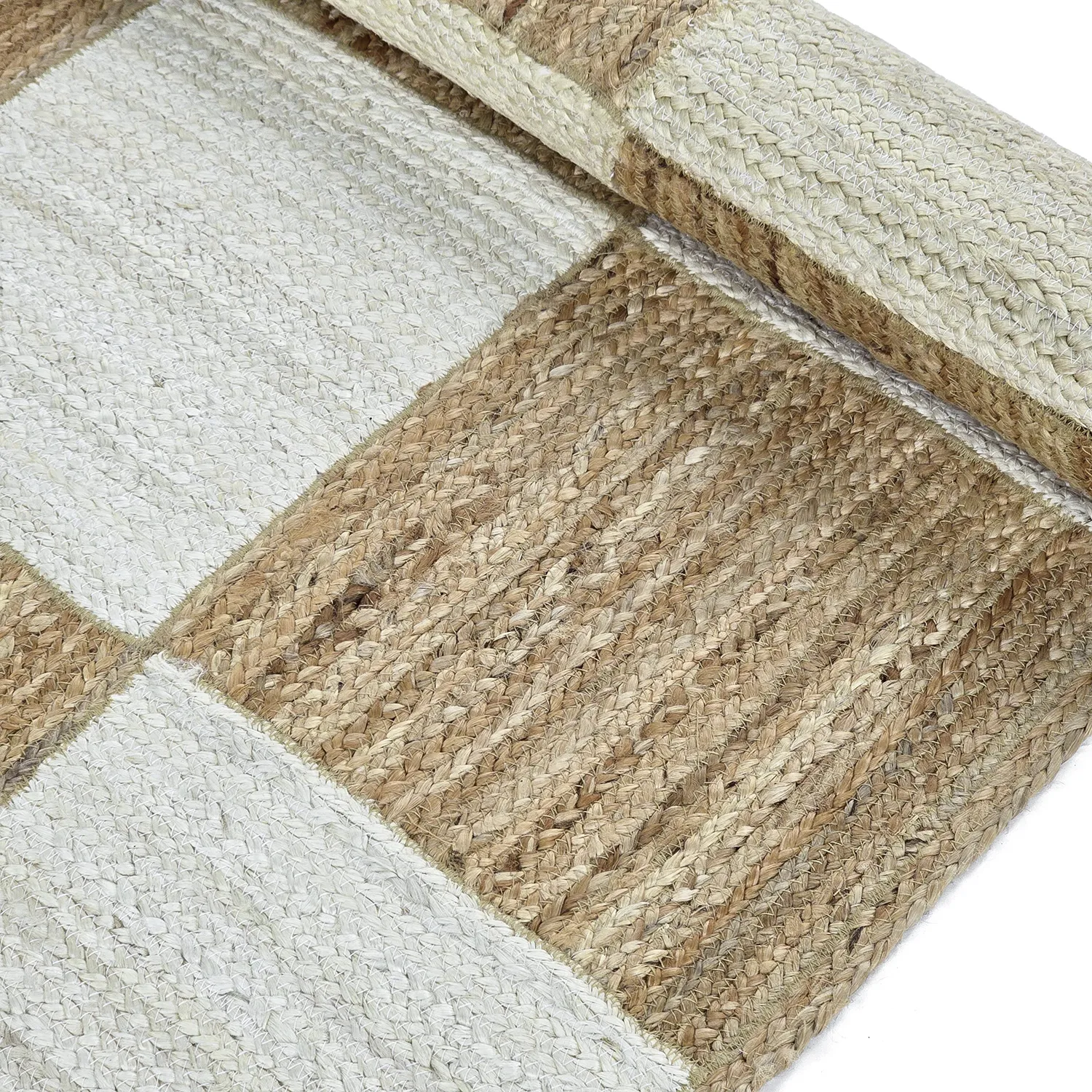 Jute rug - Khulna (natural/white)