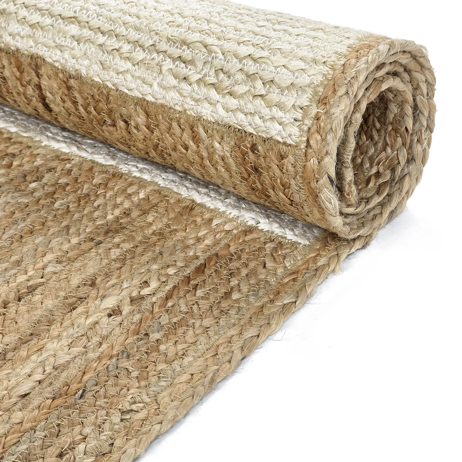 Jute rug - Khulna (natural/white)