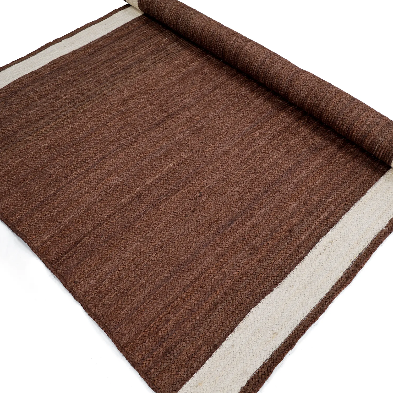 Jute rug - Senaki (brown/white)