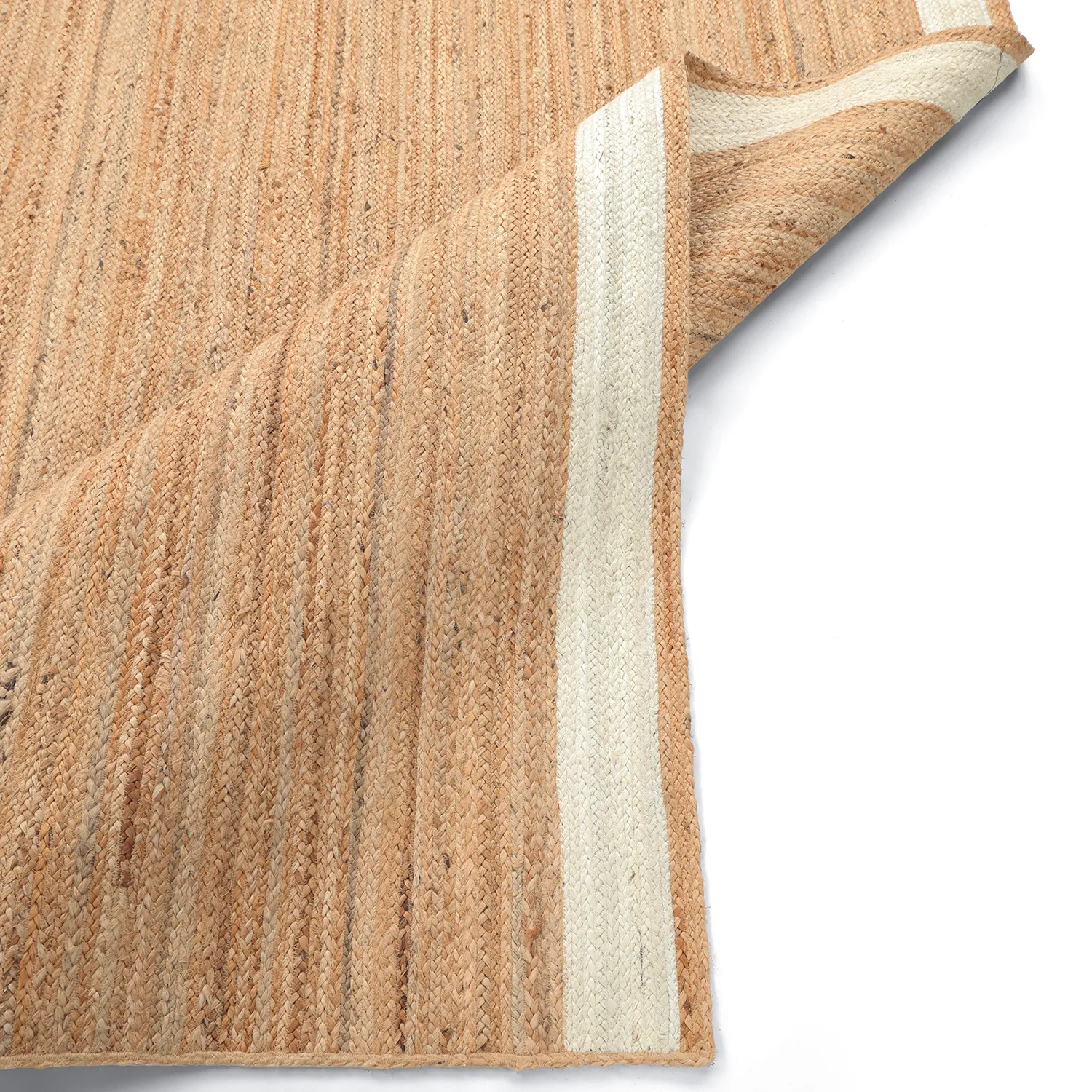 Jute rug - Senaki (natural/white)