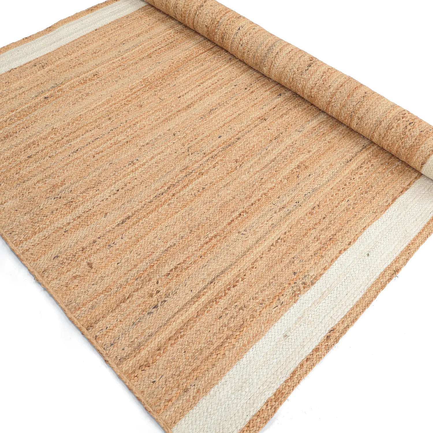 Jute rug - Senaki (natural/white)