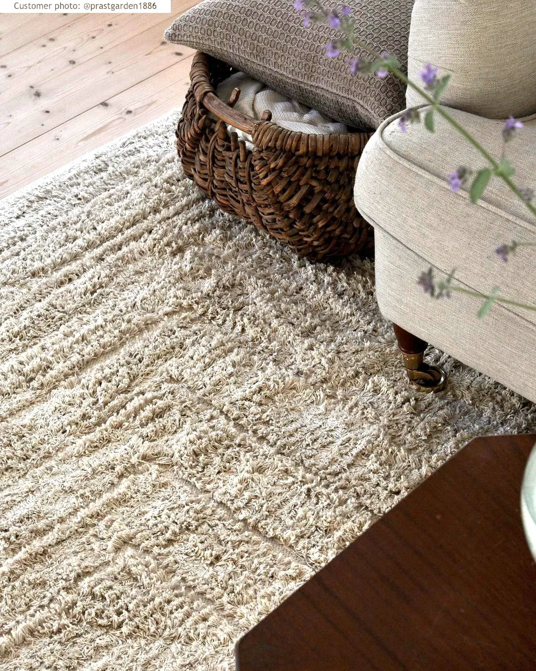 Shaggy rugs - Kendra Natural Cotton Shaggy (nature)