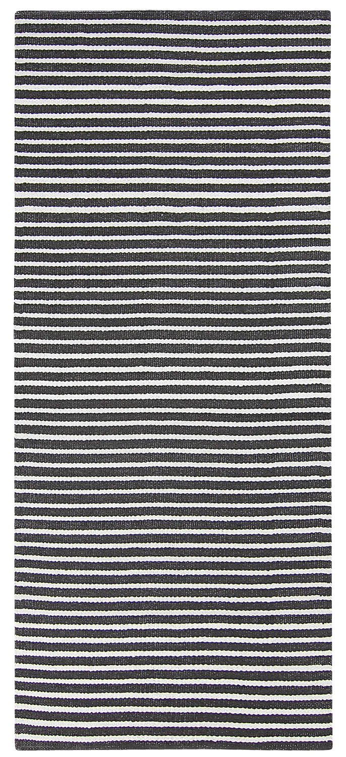 Plastic Mats - Kensington (black/white)