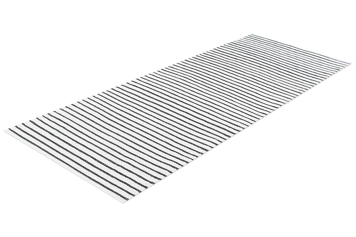 Plastic Mats - Kensington (white/black)