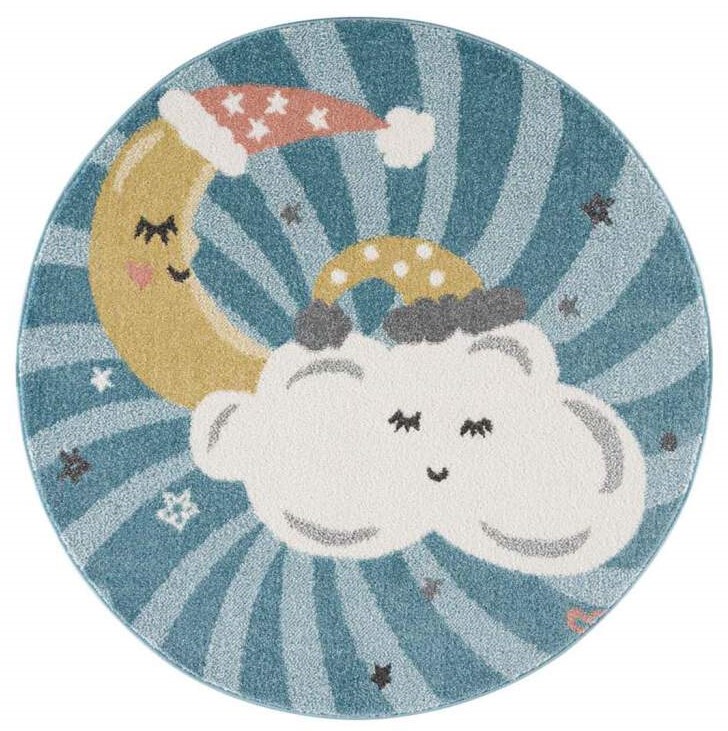 Childrens rugs - Night Clouds Round (multi)