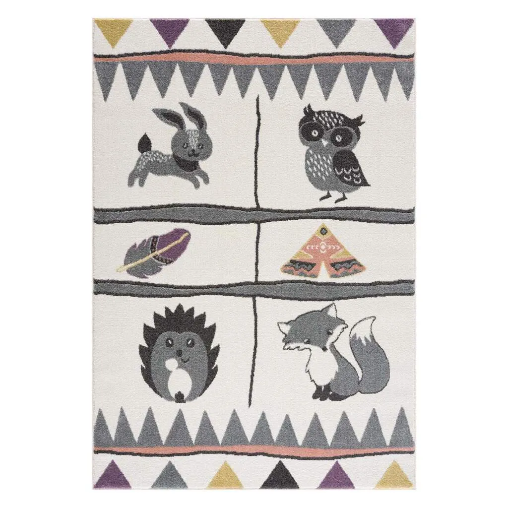 Childrens rugs - Animals (multi)