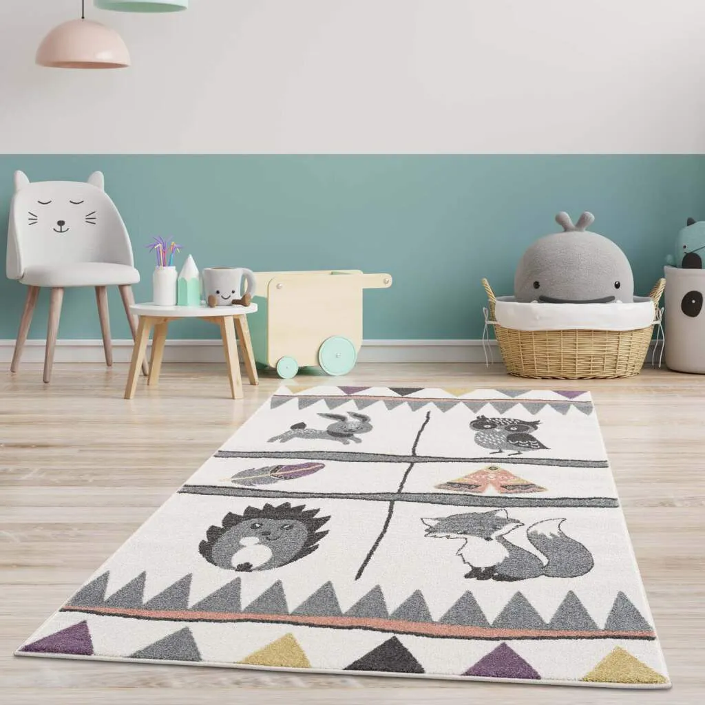 Childrens rugs - Animals (multi)