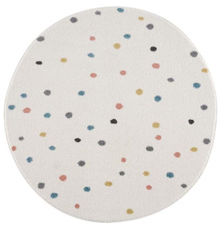 Childrens rugs - Dots Round (multi)