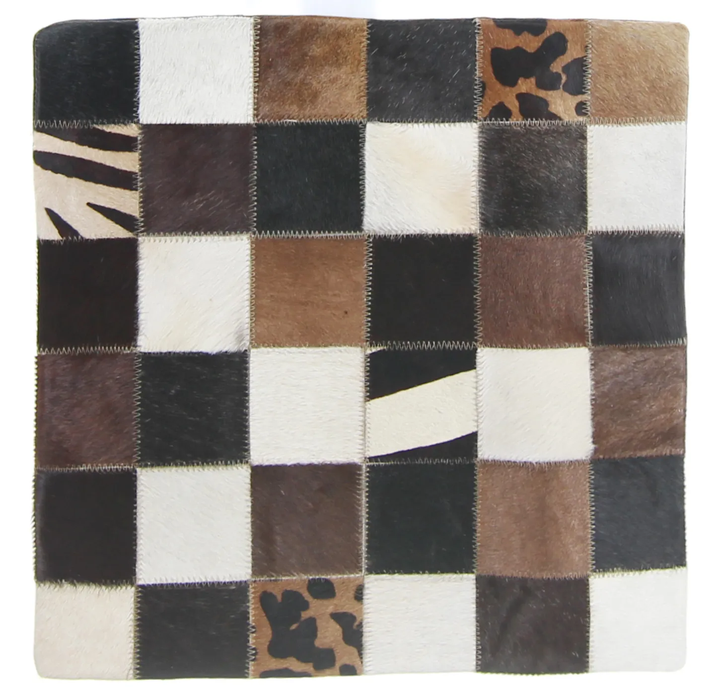 Cowhide cushion (cushion cover) 45 x 45 cm