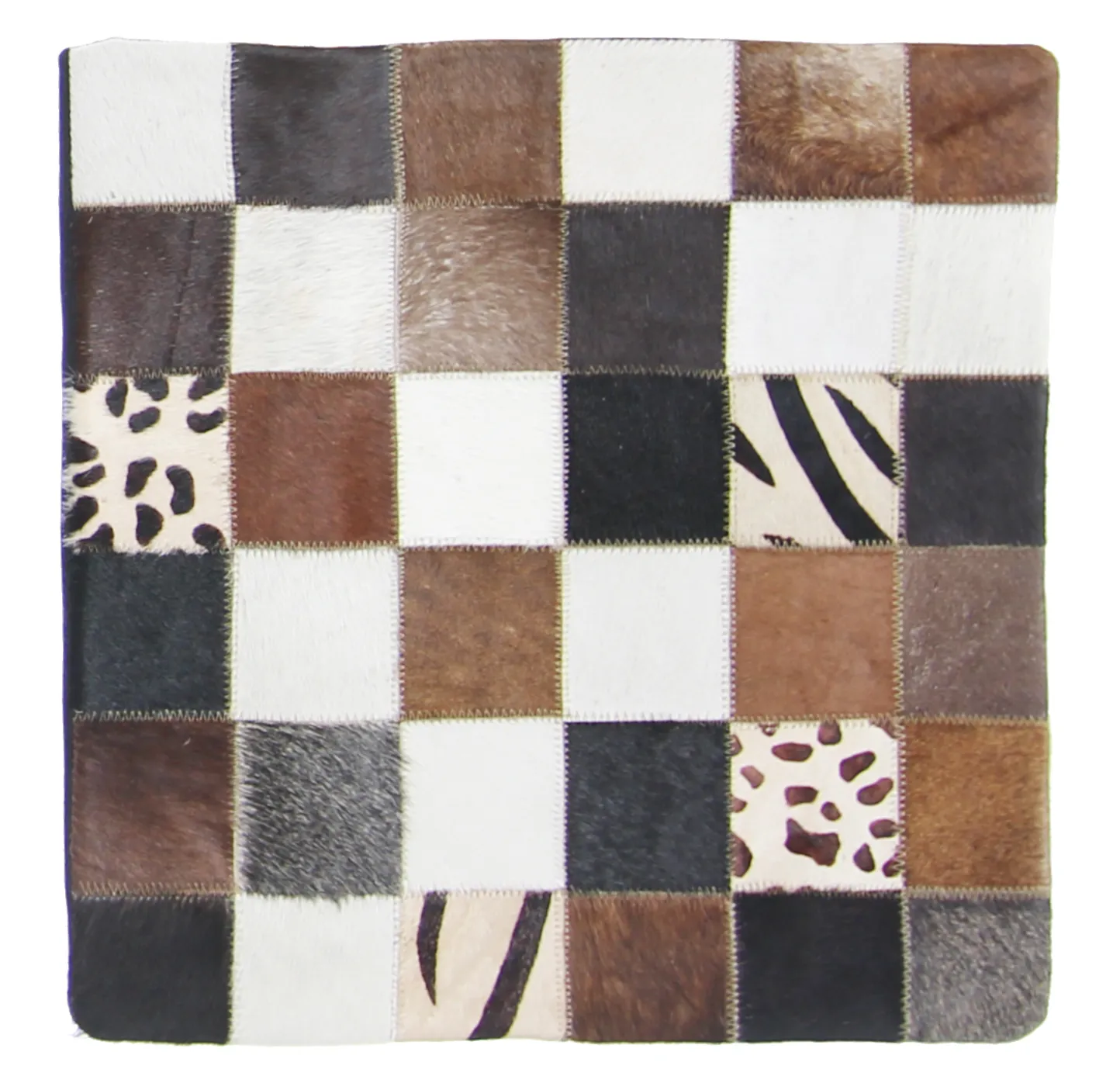 Cowhide cushion (cushion cover) 45 x 45 cm