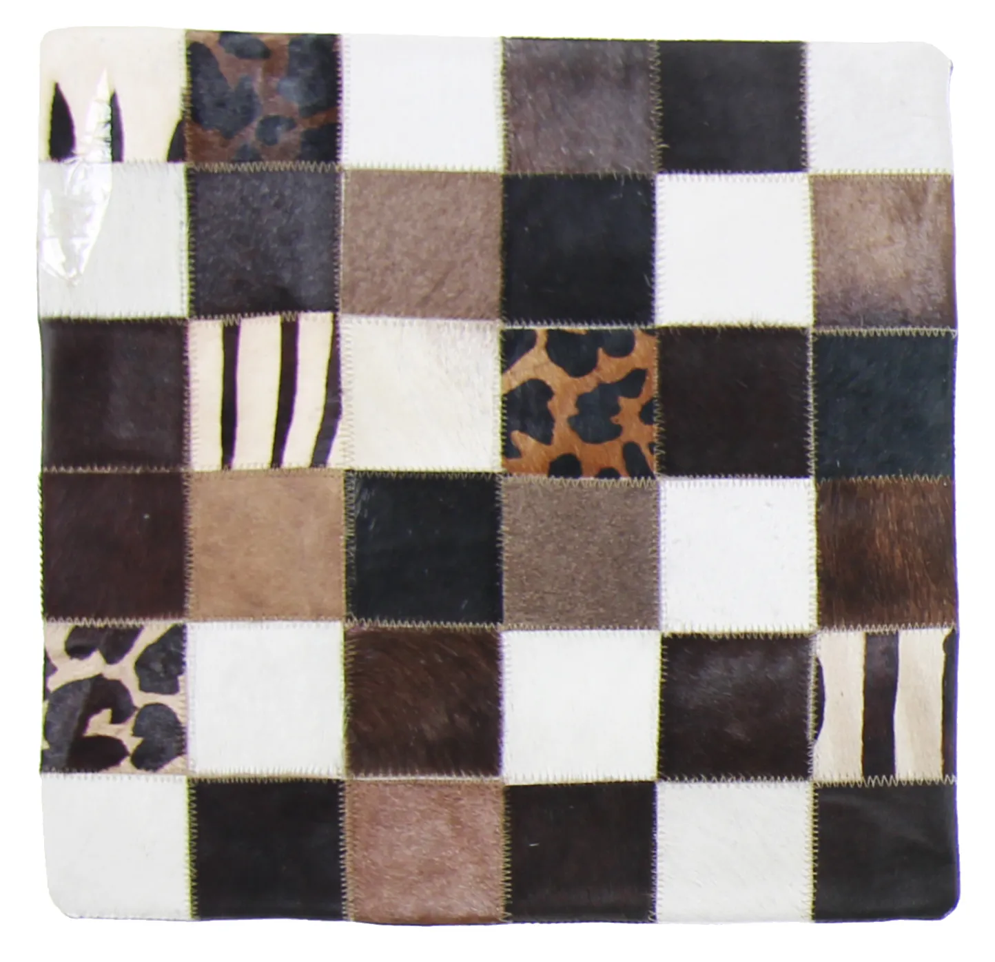 Cowhide cushion (cushion cover) 45 x 45 cm