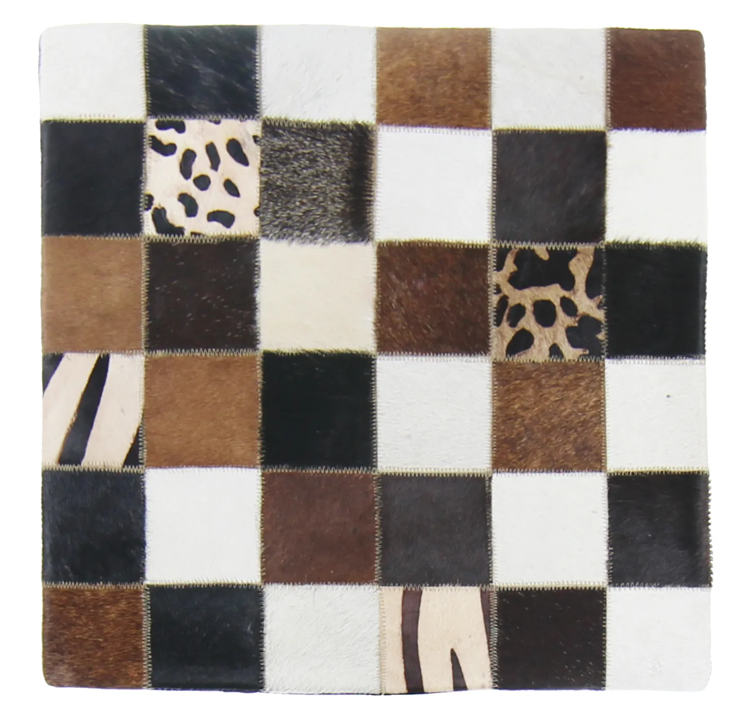 Cowhide cushion (cushion cover) 45 x 45 cm