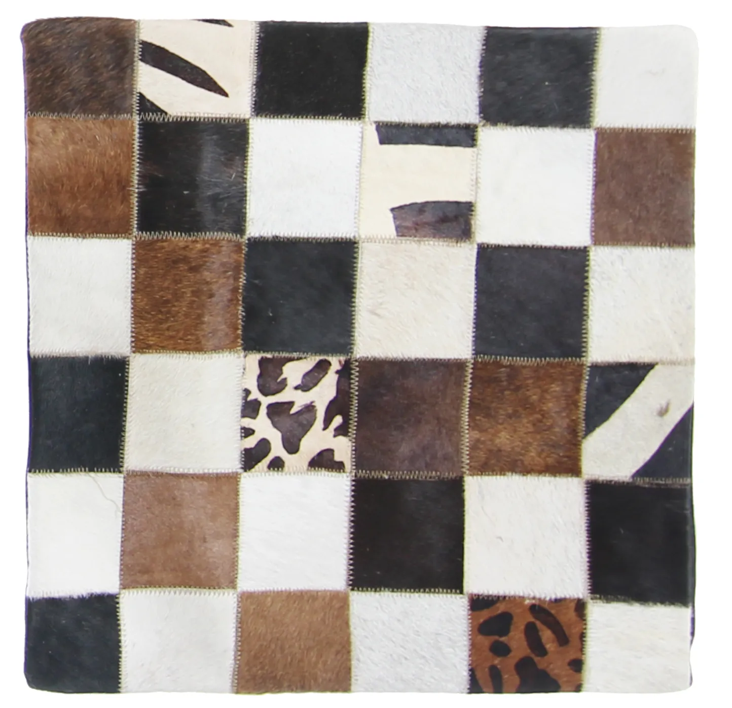 Cowhide cushion (cushion cover) 45 x 45 cm