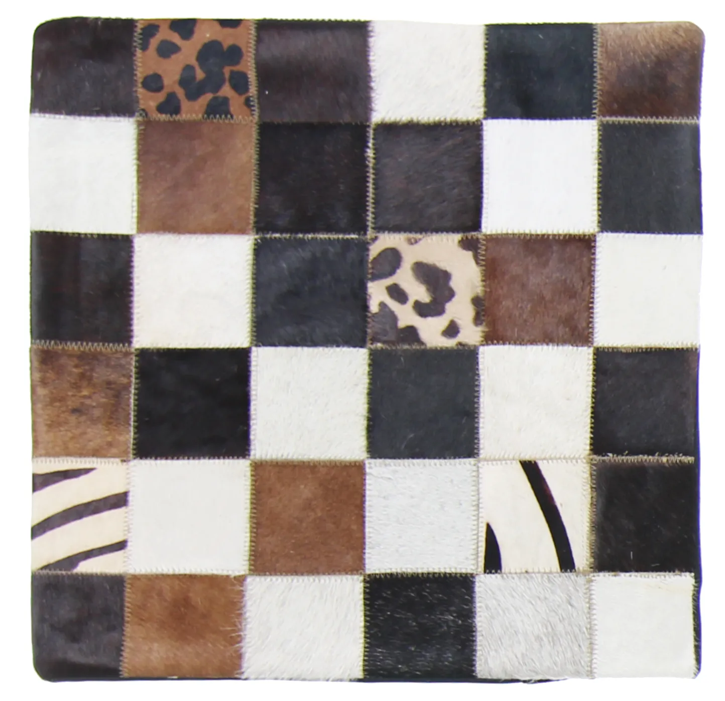 Cowhide cushion (cushion cover) 45 x 45 cm