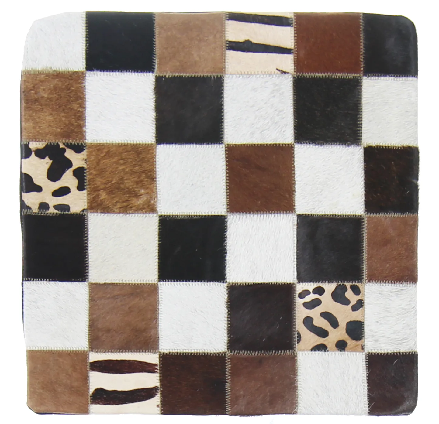 Cowhide cushion (cushion cover) 45 x 45 cm