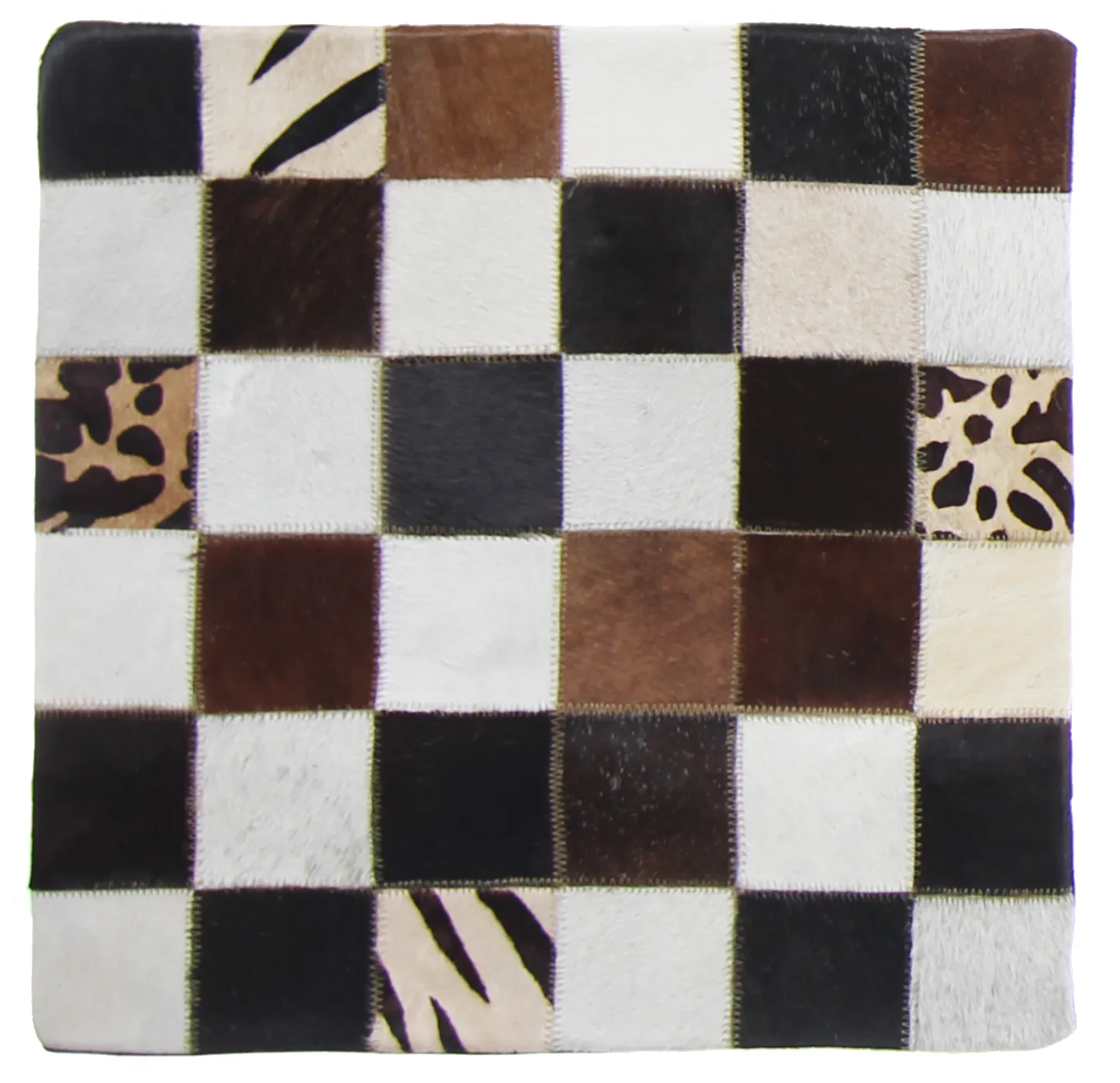 Cowhide cushion (cushion cover) 45 x 45 cm