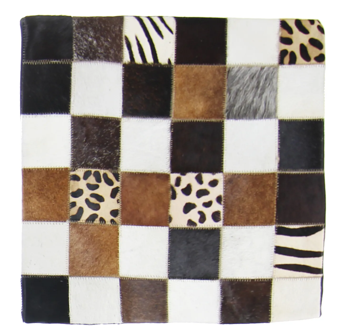 Cowhide cushion (cushion cover) 45 x 45 cm