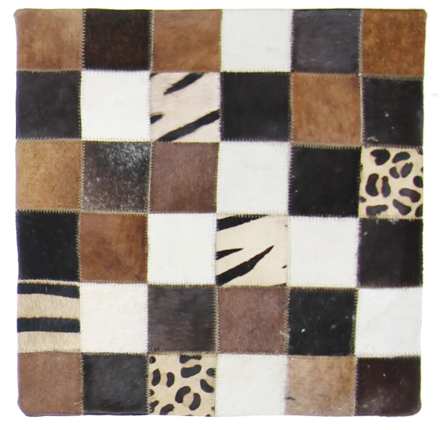 Cowhide cushion (cushion cover) 45 x 45 cm