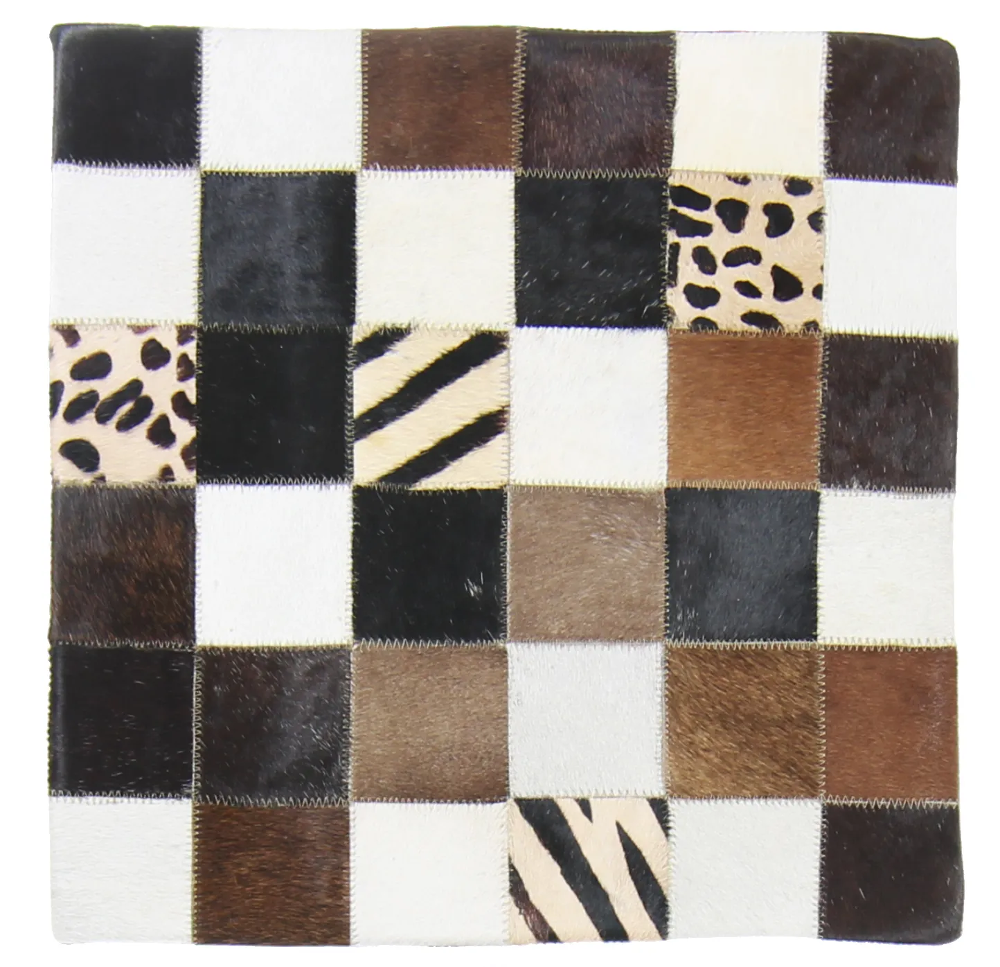 Cowhide cushion (cushion cover) 45 x 45 cm