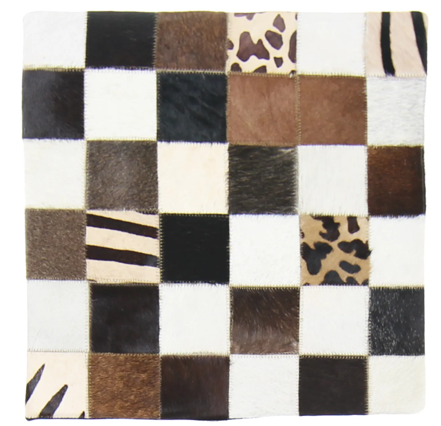 Cowhide cushion (cushion cover) 45 x 45 cm
