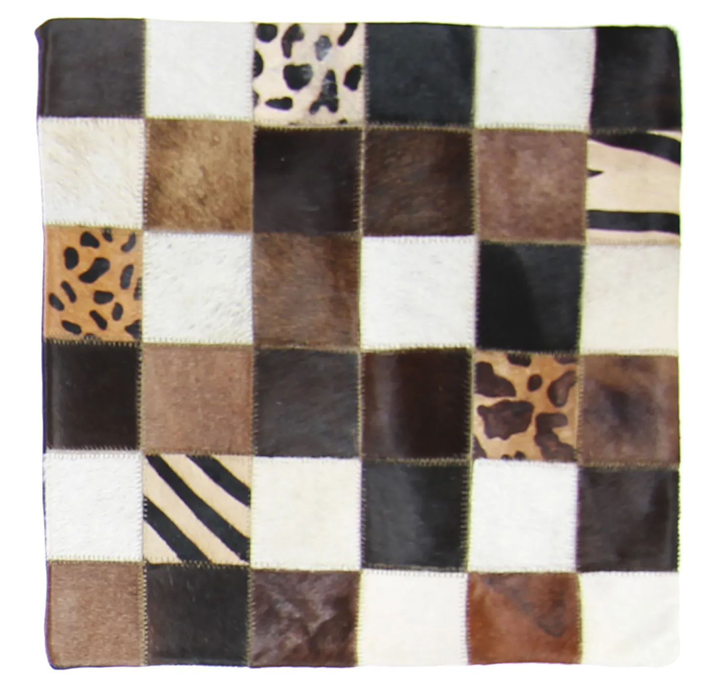 Cowhide cushion (cushion cover) 45 x 45 cm