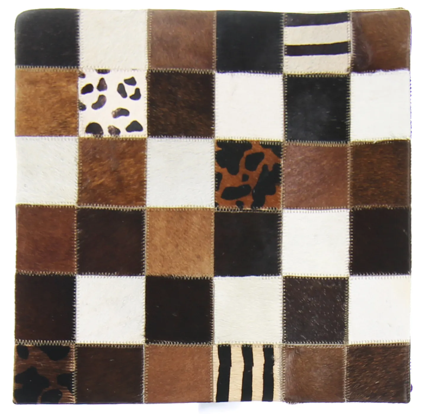 Cowhide cushion (cushion cover) 45 x 45 cm