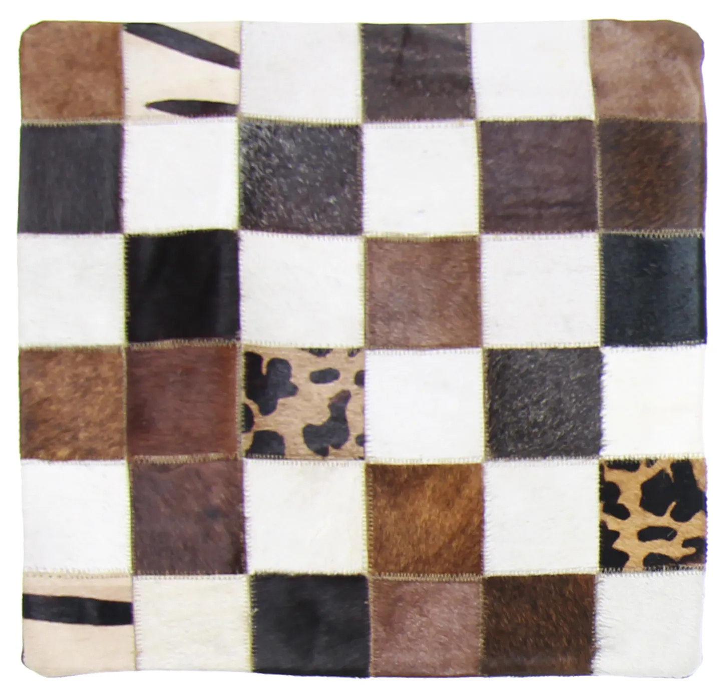 Cowhide cushion (cushion cover) 45 x 45 cm