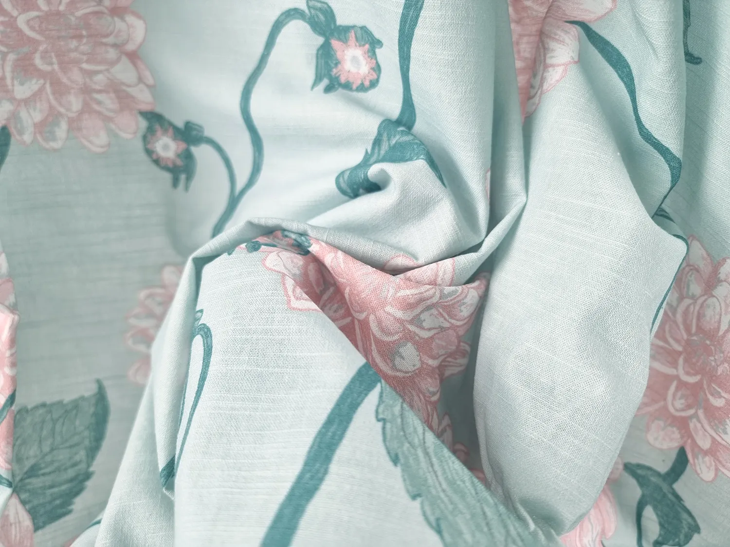 Kitchen towels 2-pack - Alyssa (green/pink)