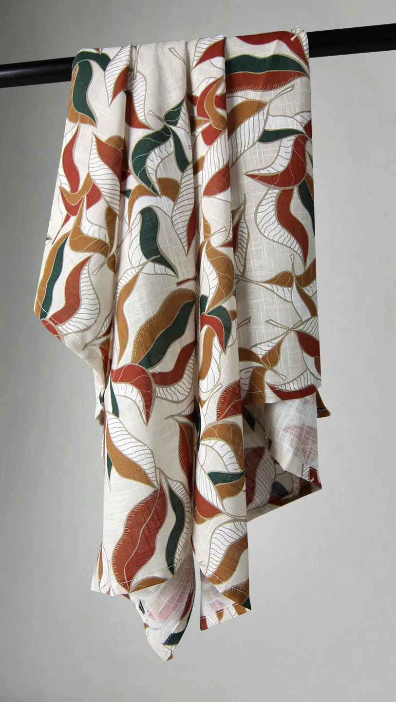 Kitchen towels 2-pack - Amalie (beige/rust)