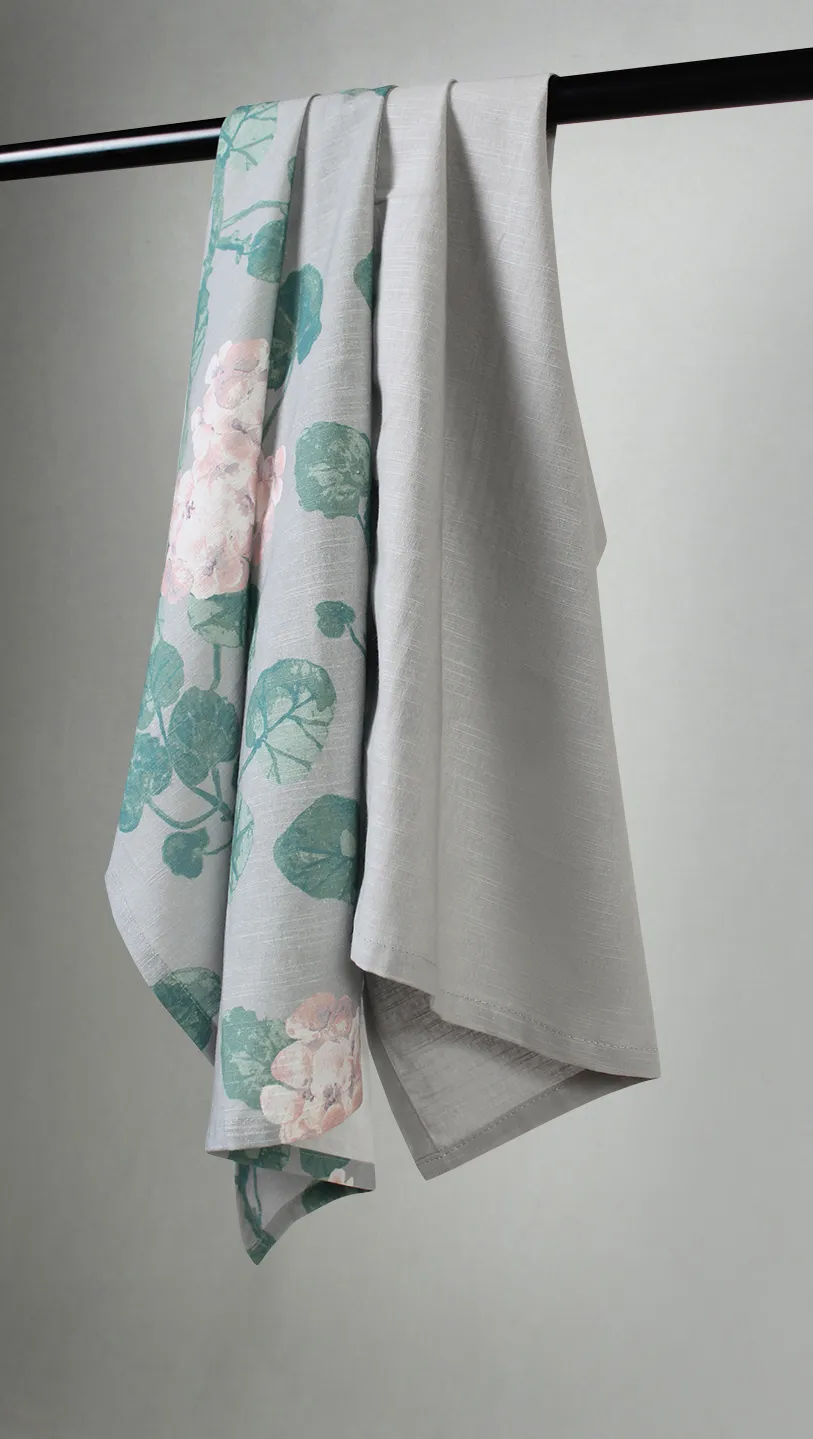 Kitchen towels 2-pack - Amara (grey/pink)