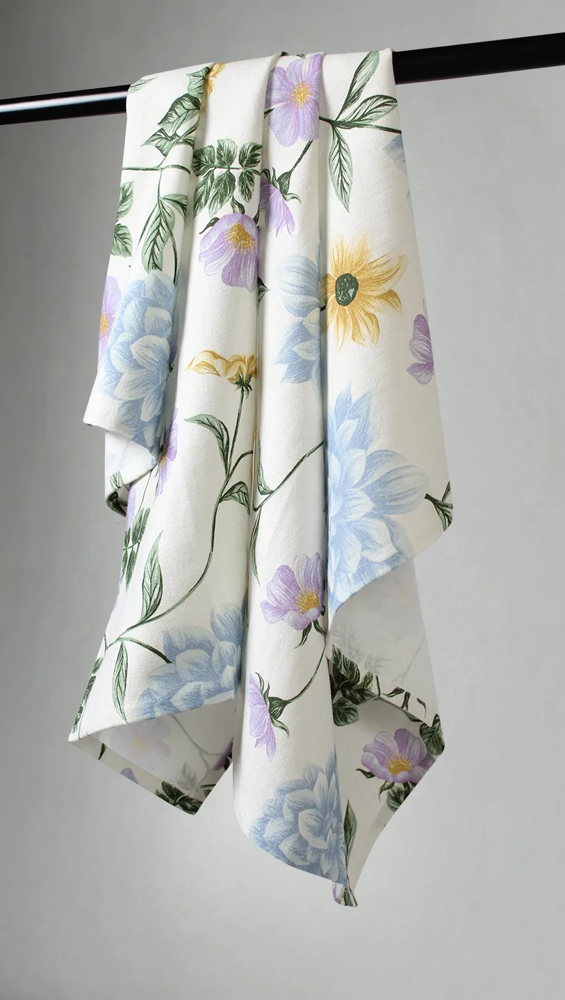 Kitchen towels 2-pack - Dahlia (blue)
