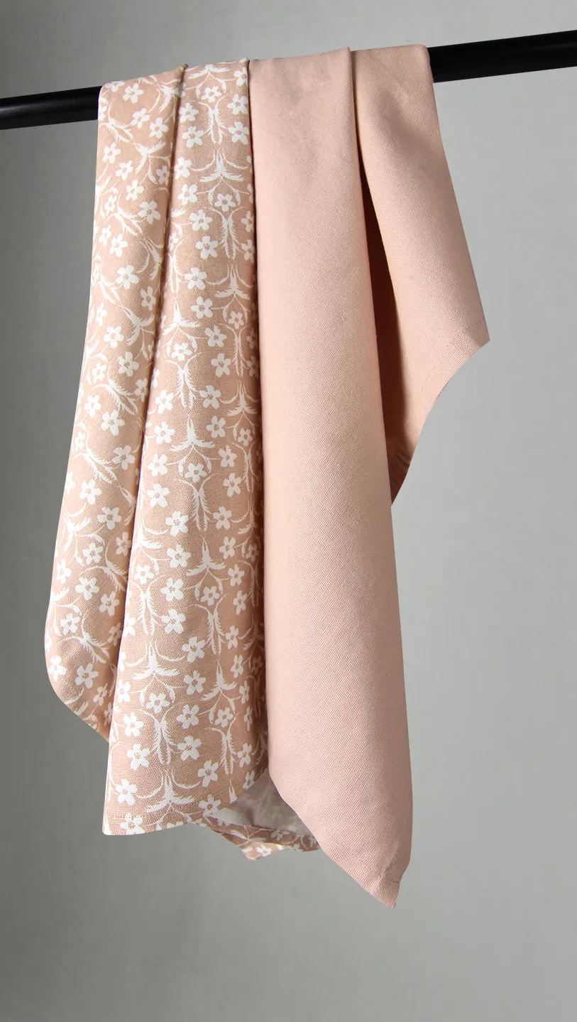 Kitchen towels 2-pack - Ella (pink)