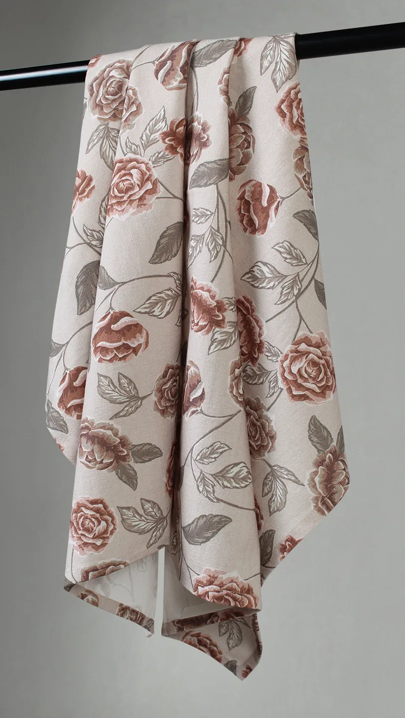 Kitchen towels 2-pack - Wreath (pink)