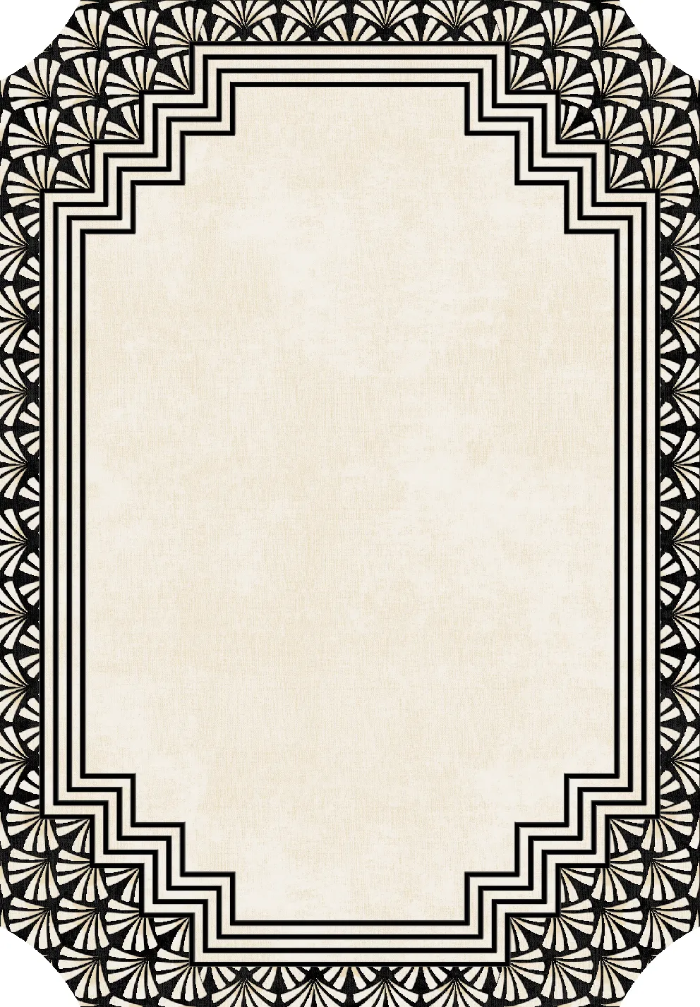 Wilton rug - Cleo (black)