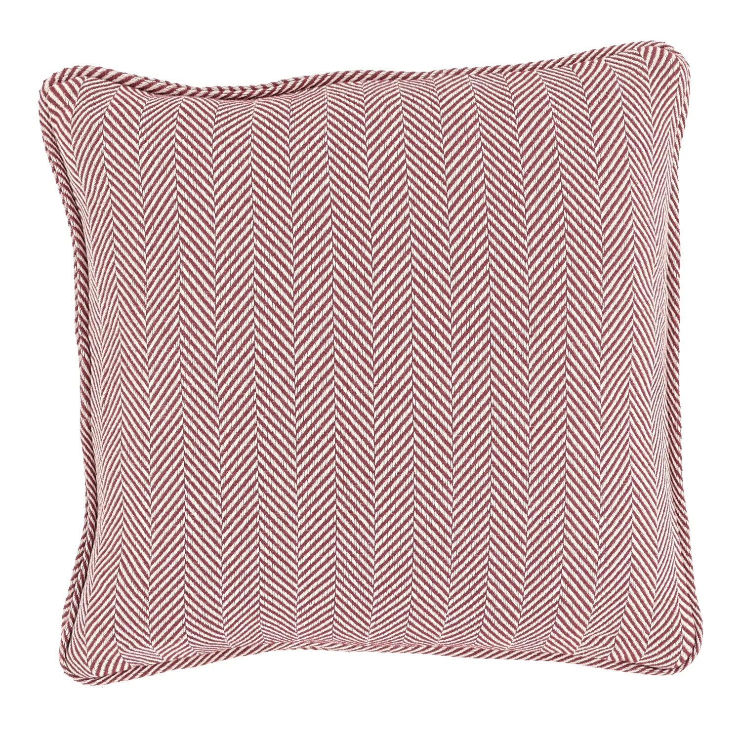 Cushion cover - Denisa Fishbone (red/white)