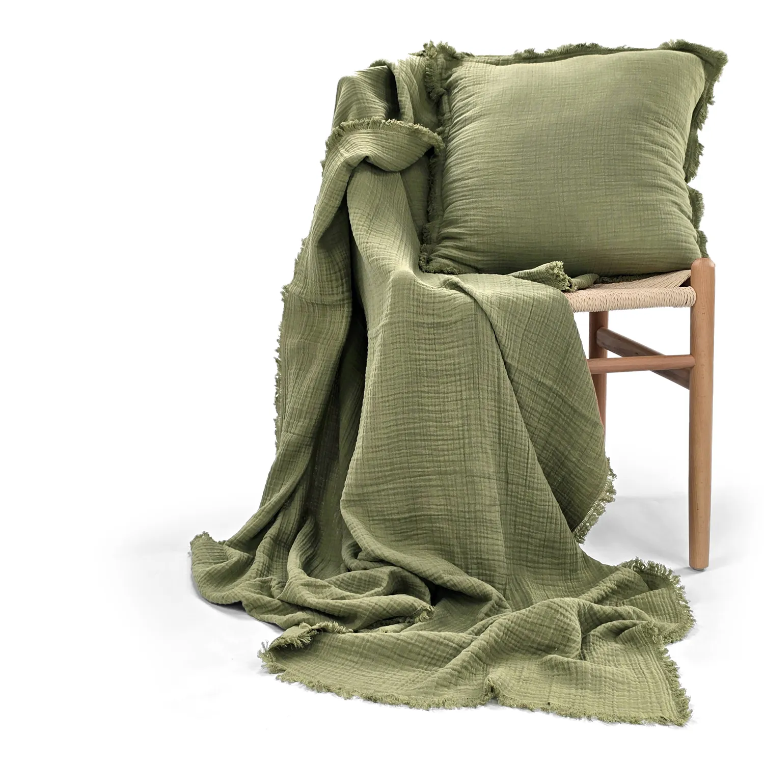 Cushion cover - Dorena (green)