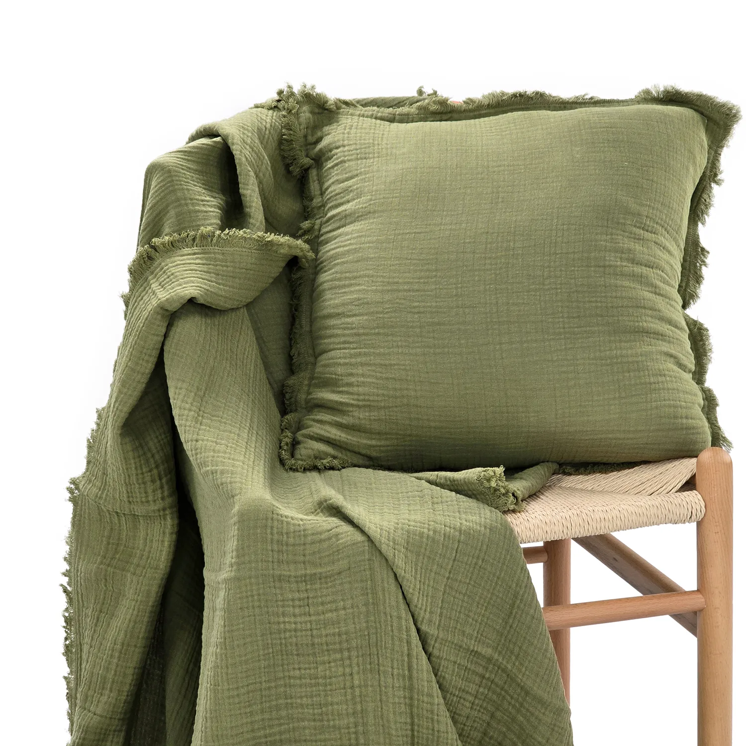 Cushion cover - Dorena (green)