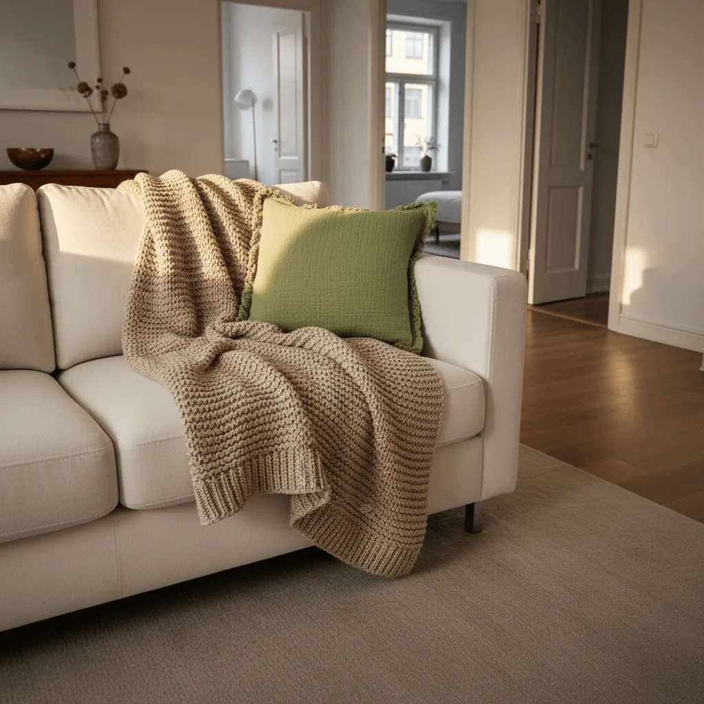 Cushion cover - Dorena (green)