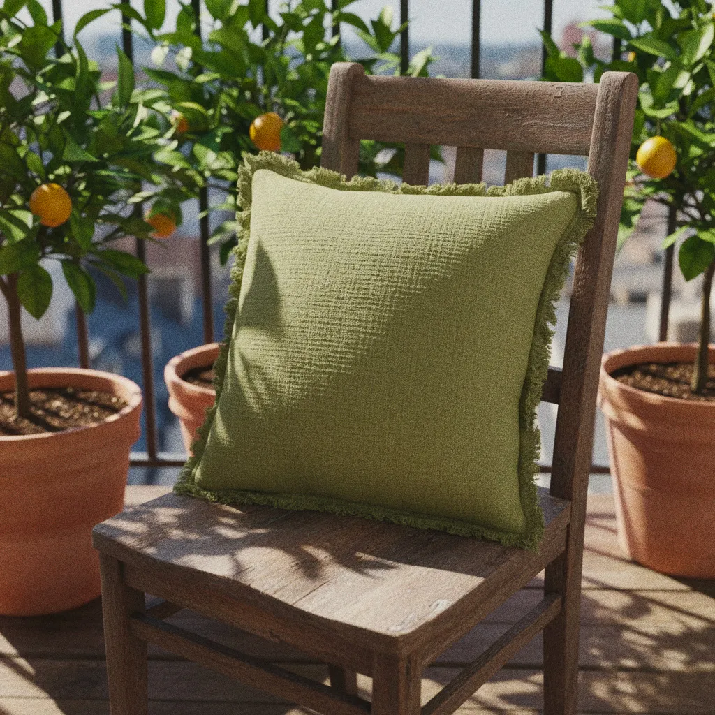 Cushion cover - Dorena (green)