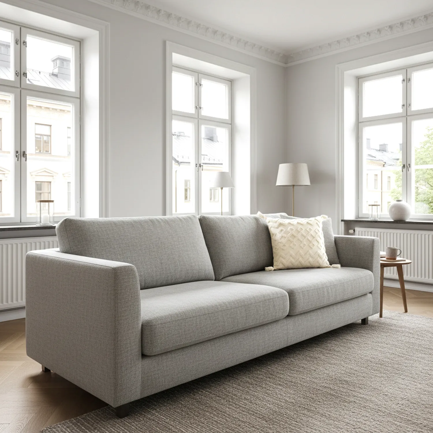 Cushion cover - Doria (off-white)