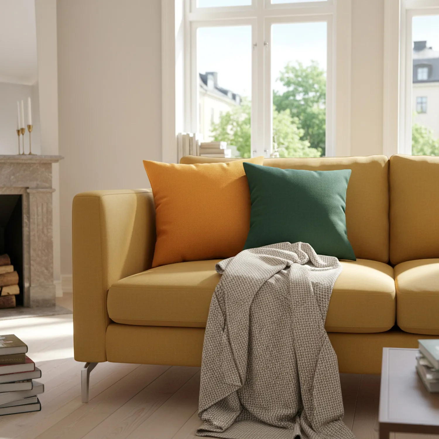 Cushion cover - Luana (yellow)