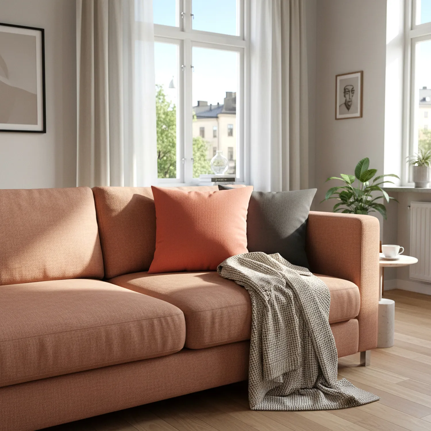 Cushion cover - Luana (red)