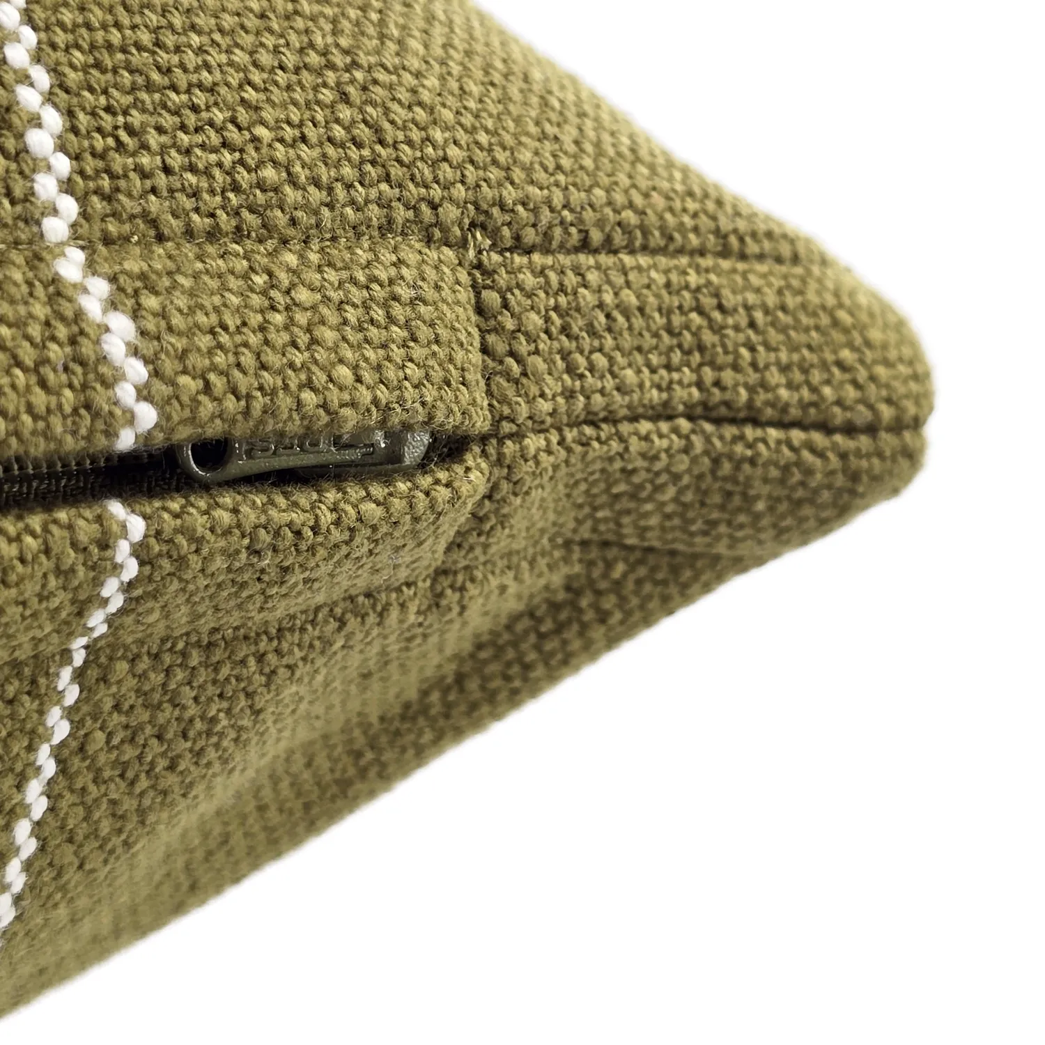 Cushion cover - Martina Stripe (green/white)