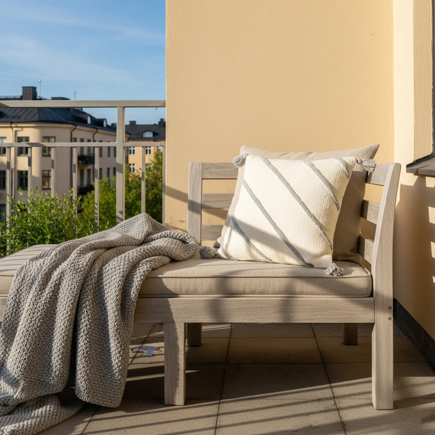 Cushion cover - Montreux (off white/grey)
