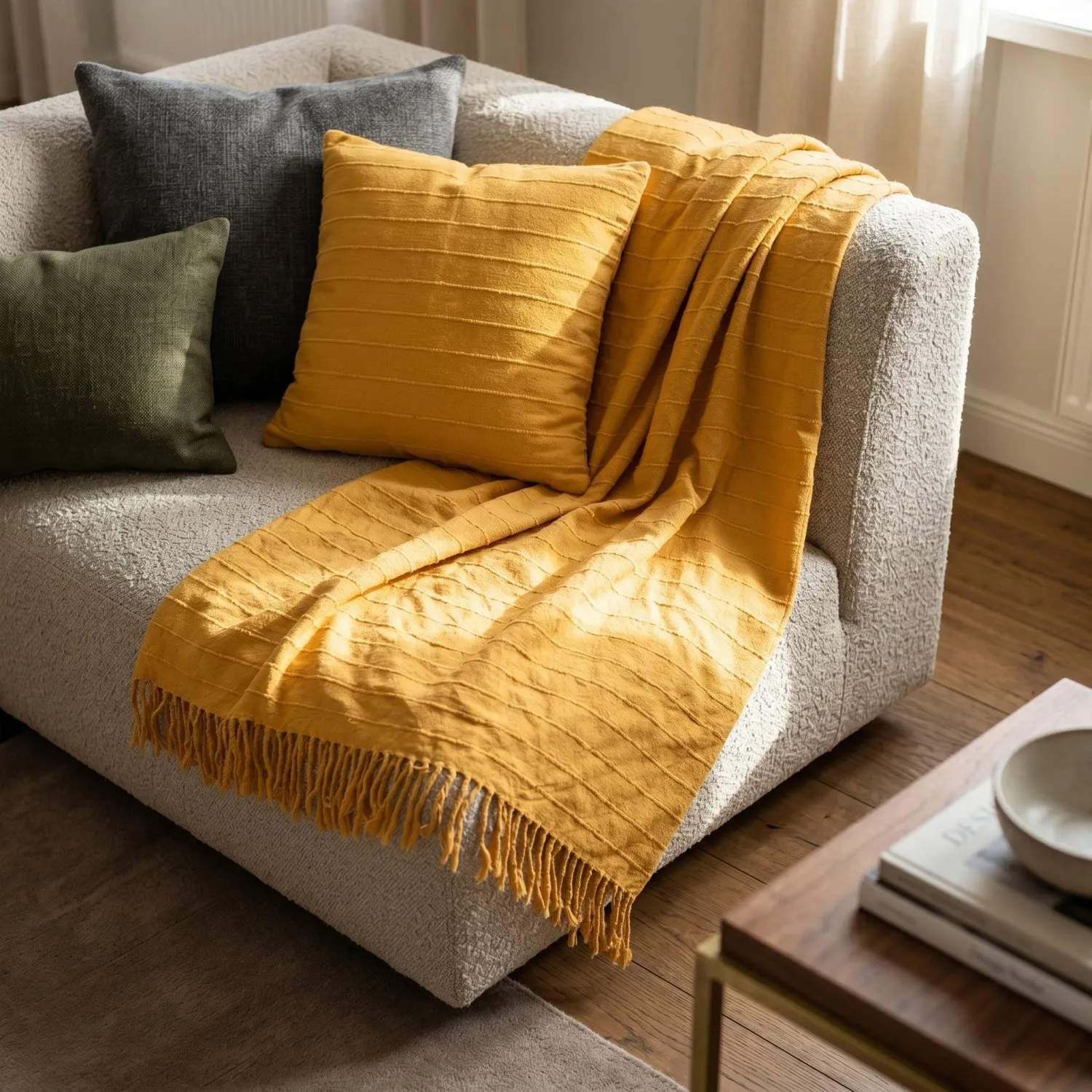 Cushion cover - Nalani cotton cushion cover (orange)